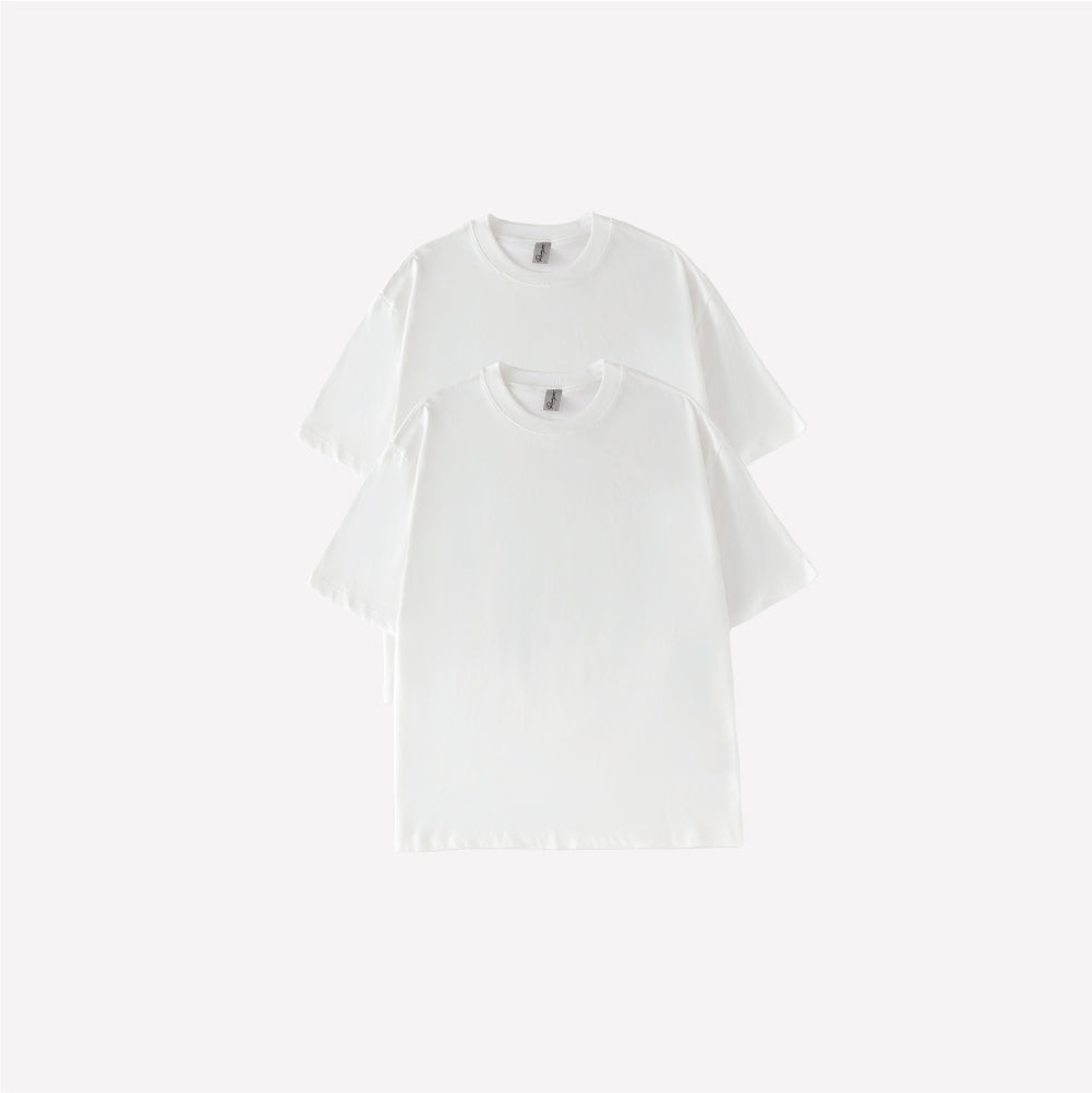 2-Pack Oversized T-shirt - White