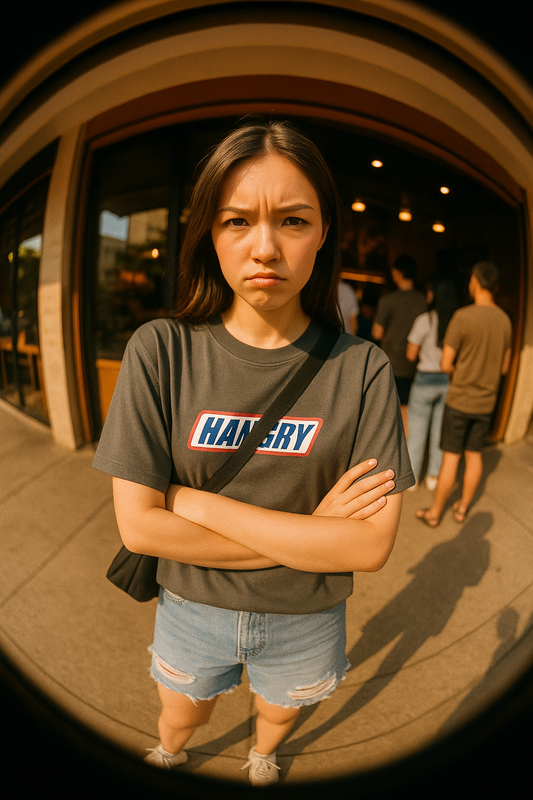 Hangry Parody Graphic T-shirt