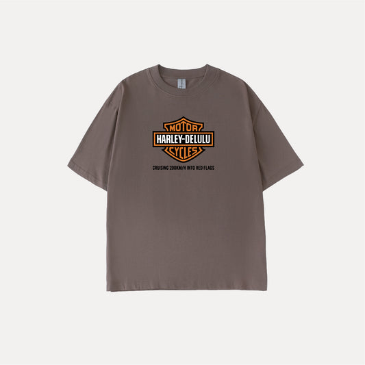 Harley Delulu Parody Graphic T-shirt