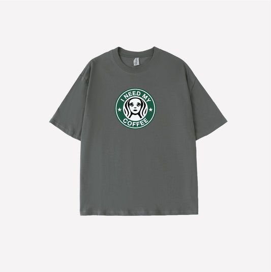 I Need Coffee Parody Graphic T-shirt