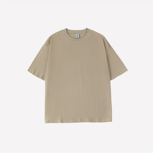 3 Pack Oversized T-shirt - Khaki, Olive Brown, Maroon