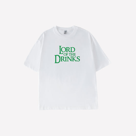Lord of the Drinks Parody Graphic T-shirt