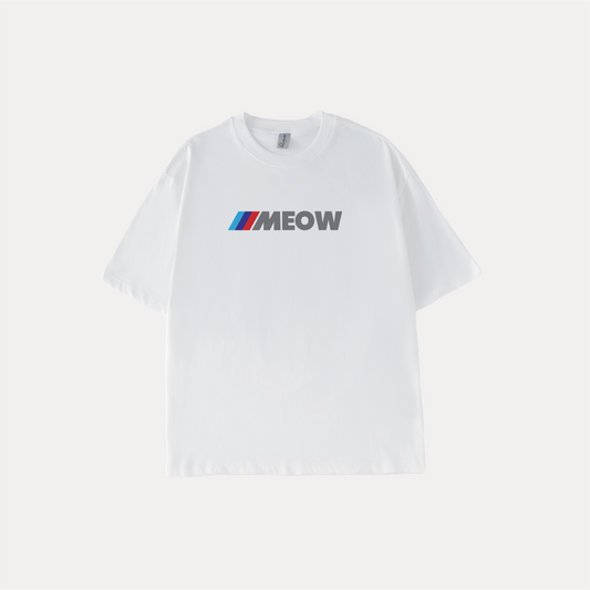 Meow Parody Graphic T-shirt