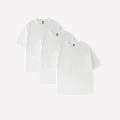 3-Pack Oversized T-shirt - White