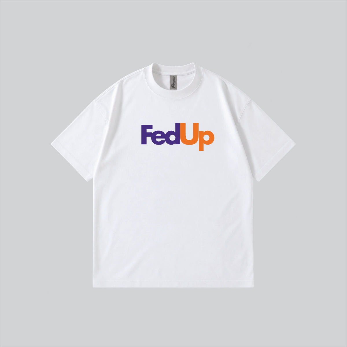 Fed Up Parody Graphic T-shirt