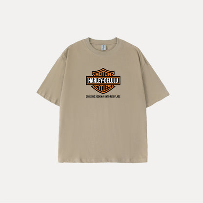 Harley Delulu Parody Graphic T-shirt