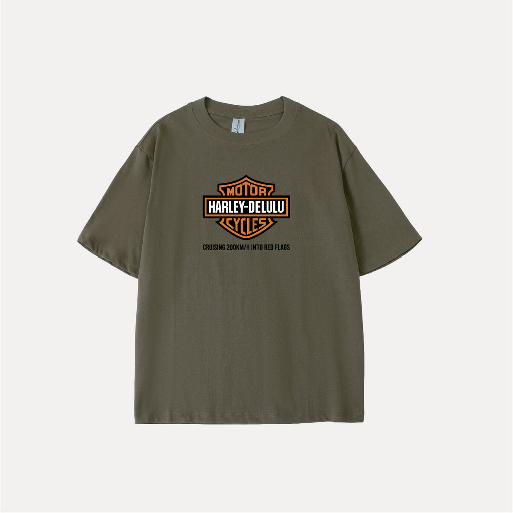 Harley Delulu Parody Graphic T-shirt