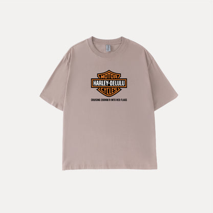 Harley Delulu Parody Graphic T-shirt