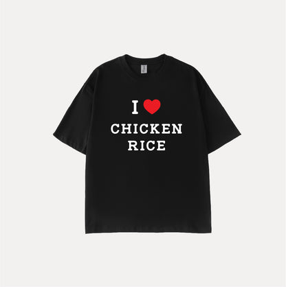 I Love Chicken Rice Graphic T-shirt