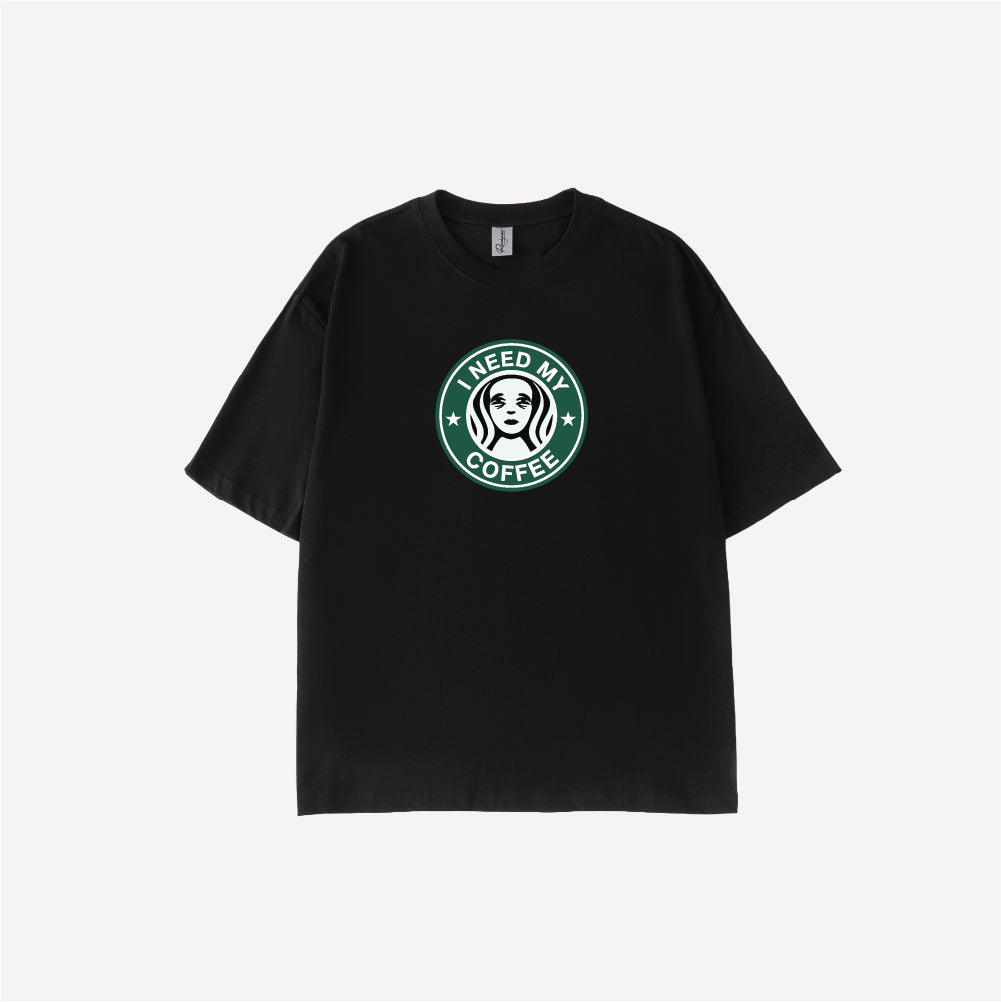 I Need Coffee Parody Graphic T-shirt