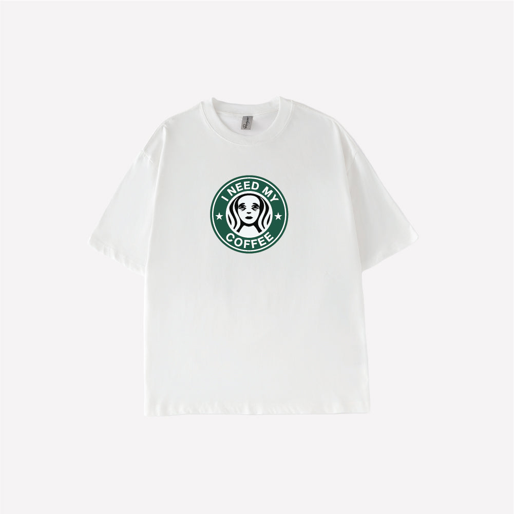 I Need Coffee Parody Graphic T-shirt