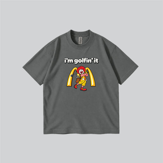 I'm Golfin' It  Parody Graphic T-shirt