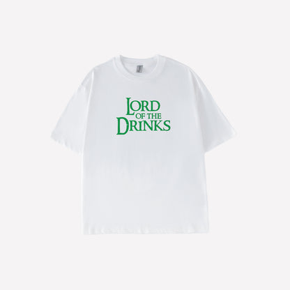 Lord of the Drinks Parody Graphic T-shirt