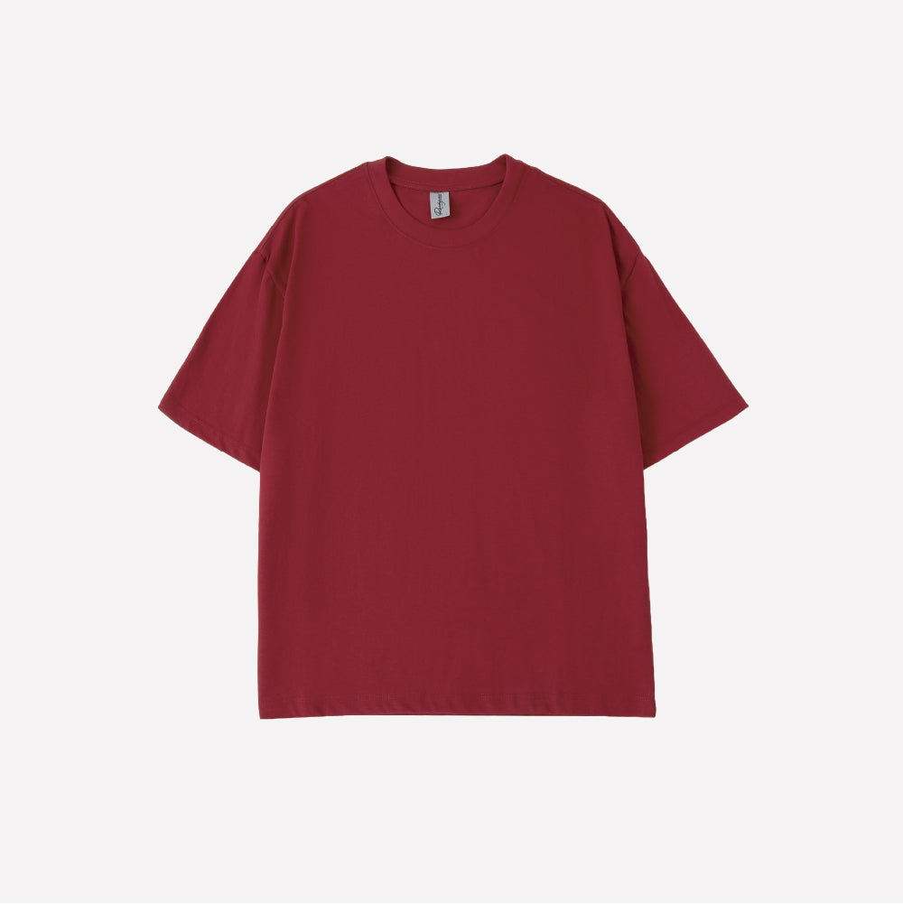 3 Pack Oversized T-shirt - Khaki, Olive Brown, Maroon