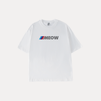 Meow Parody Graphic T-shirt