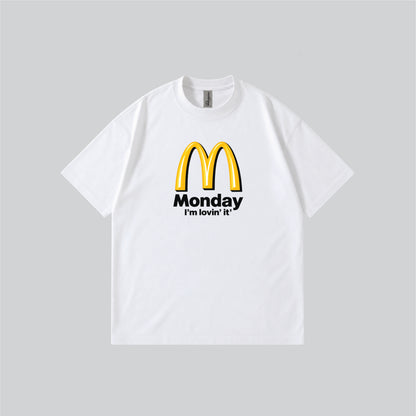 I'm Lovin' It  Parody Graphic T-shirt