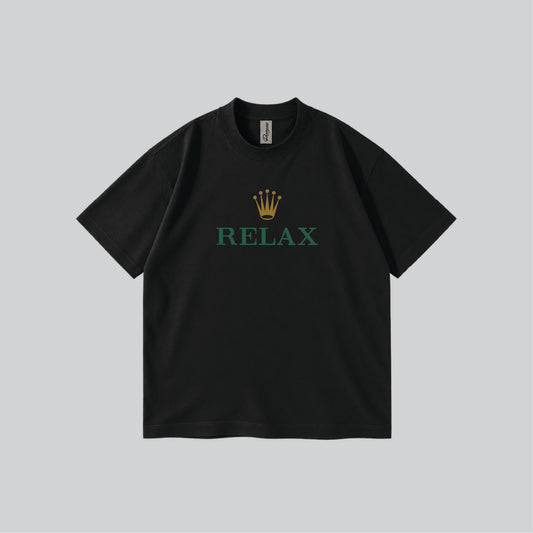 Relax Parody Graphic T-shirt