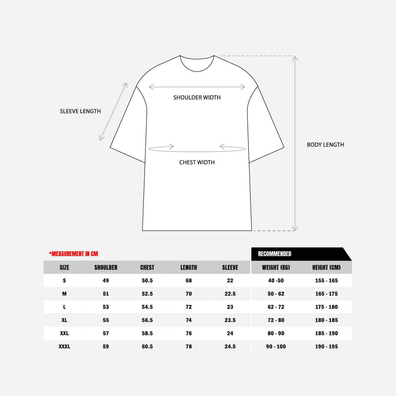 3 Pack Oversized T-shirt - White, Charcoal Grey, Olive Brown