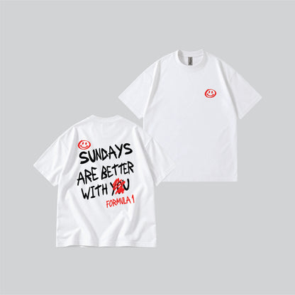 Sunday Love Parody Graphic T-shirt