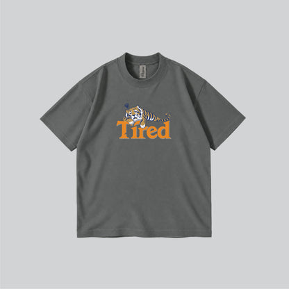 Tired Parody Graphic T-shirt