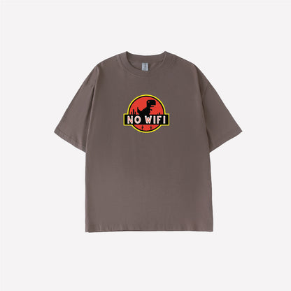 No Wifi Parody Graphic T-shirt